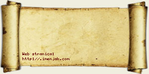 Una Jezdimirović vizit kartica